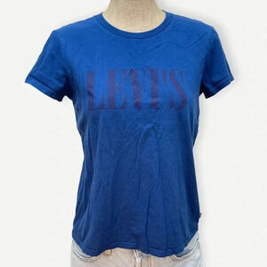 Levi's blue graphic‎ tee M